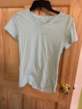 Light Blue V-Neck Women's Tee tech gear